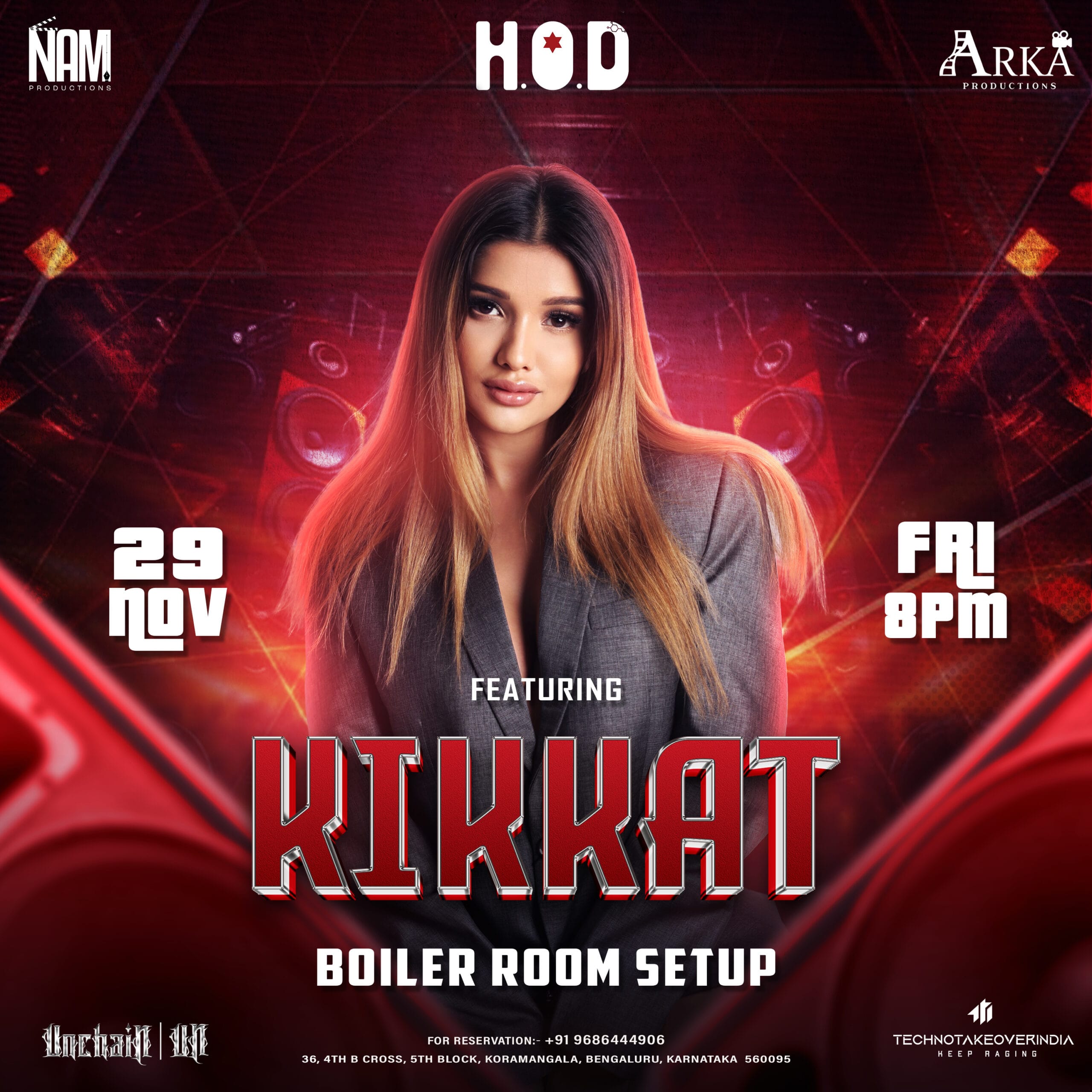 Kikkat Live: A Night of Pulsating Techno Beats at HOD Club!